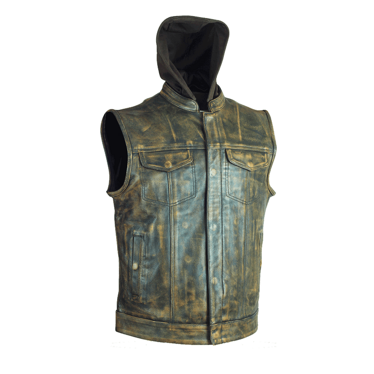 Mens Leather Vests