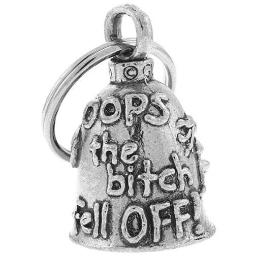 OOPS. THE BTCH FELL OFF Guardian Bell Motorcycle - Harley Accessory HD Gremlin NEW Riding Bell Key Ring Mod Dyna FXR Custom Triumph Heritage Sportster Chopper 1200 Iron 880 Vulcan Goldwing Honda Yamaha Kawasaki Sport Street Road Warrior