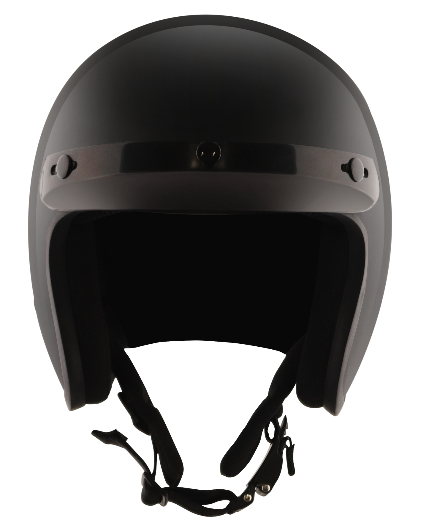 Detour Helmets D.O.T. Flat Black 3/4 Helmet for Motorcycle Riders with Visor