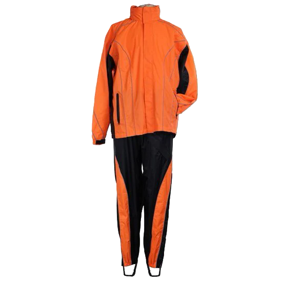 RS5020 Men's Two Piece High Visibility Motorcycle Rain Suit