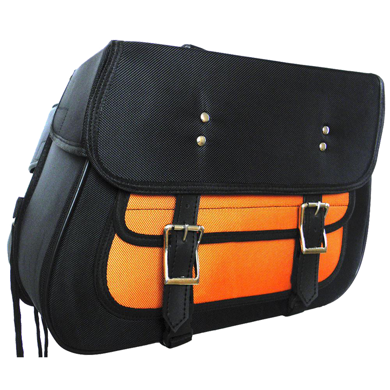 VS260 Vance Leather Medium Slant Textile Saddle Bag