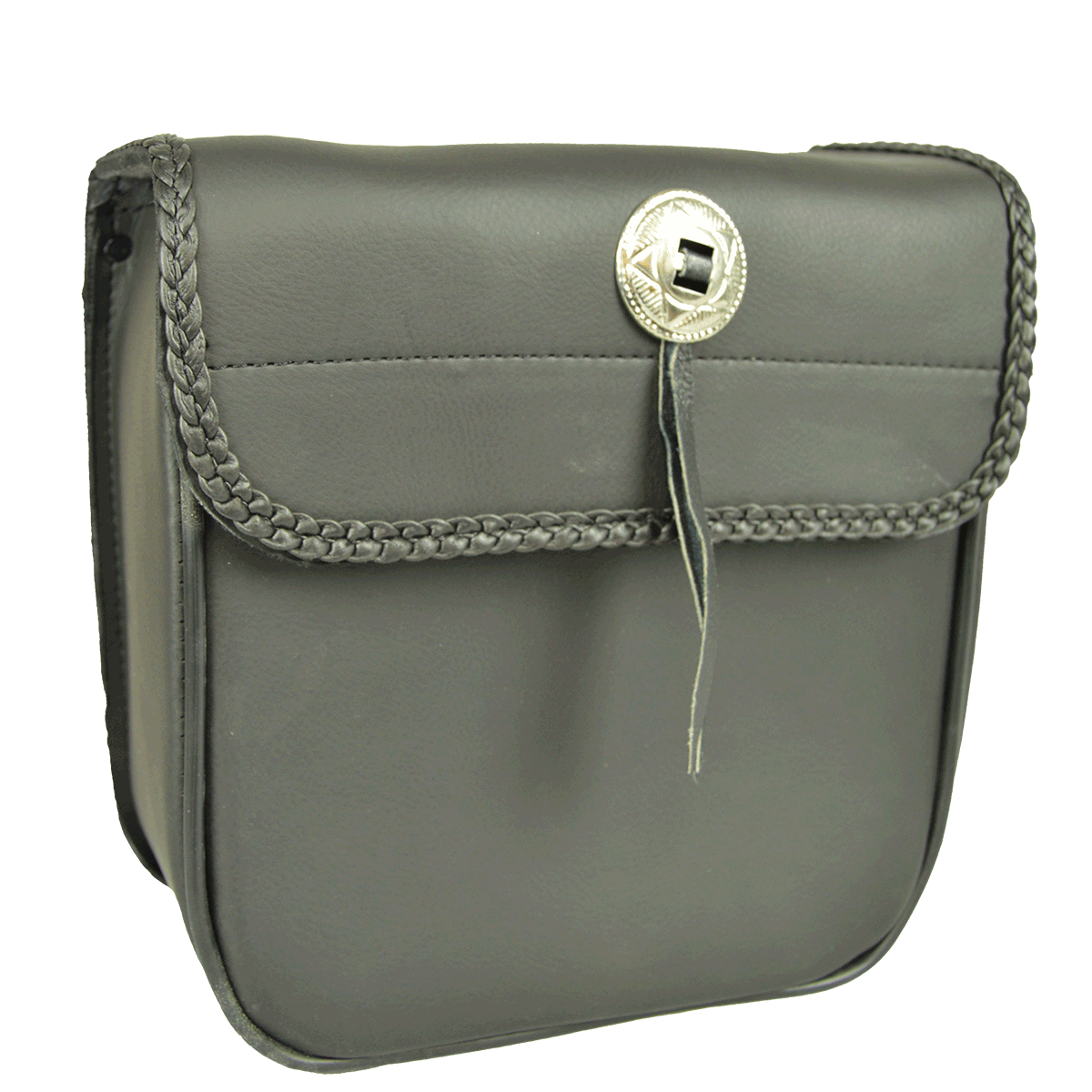 VS303 Vance leather Small Braided Sissy Bar Bag