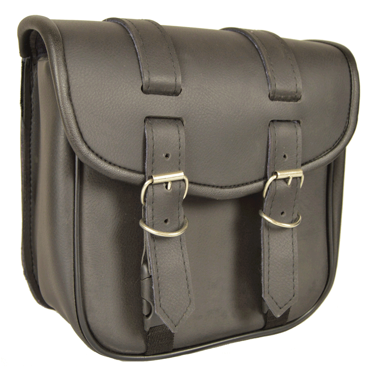 VS304 Vance Leather Small 2 Strap Plain Sissy Bar Bag