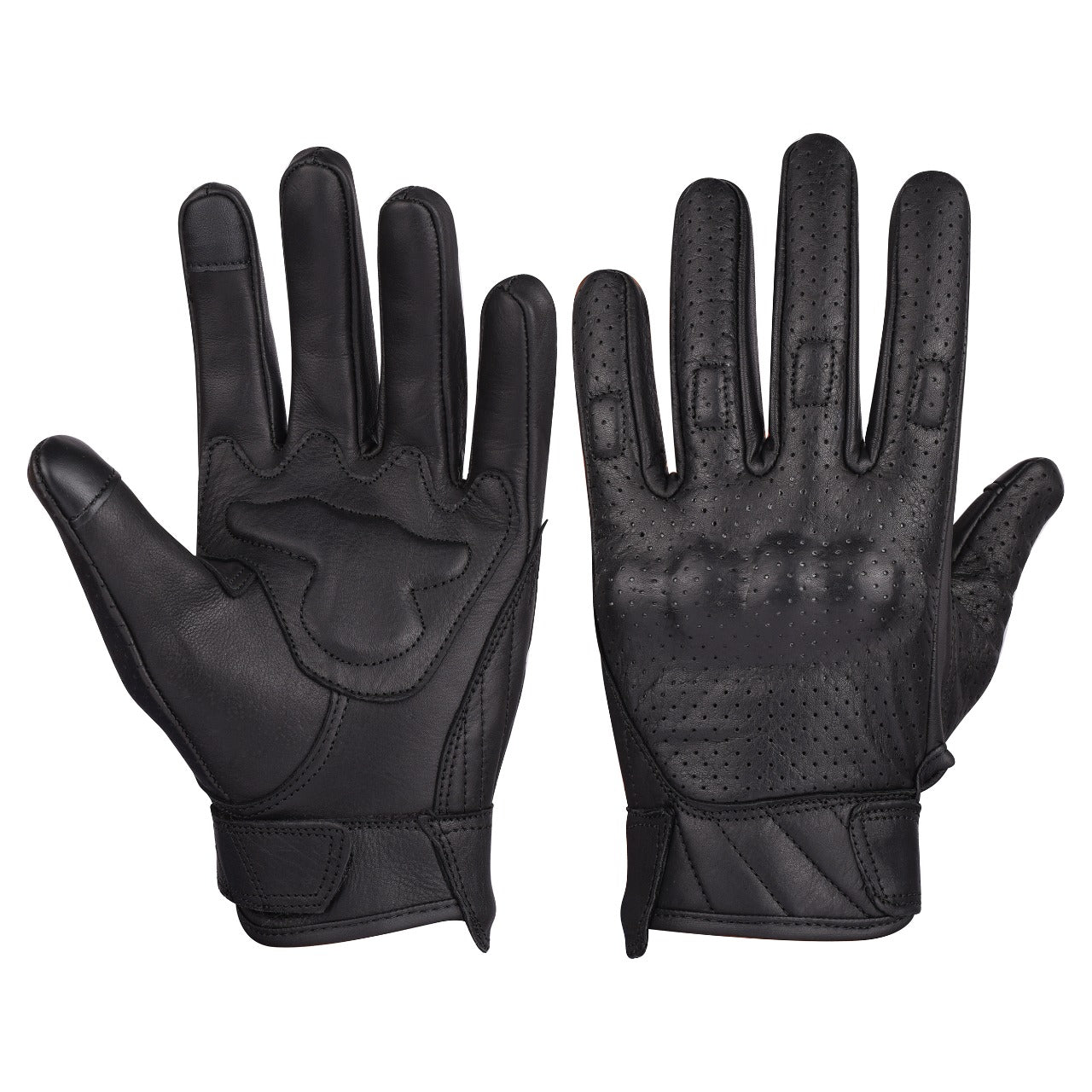 VL412 Men's Premium Leather Perforated Glove