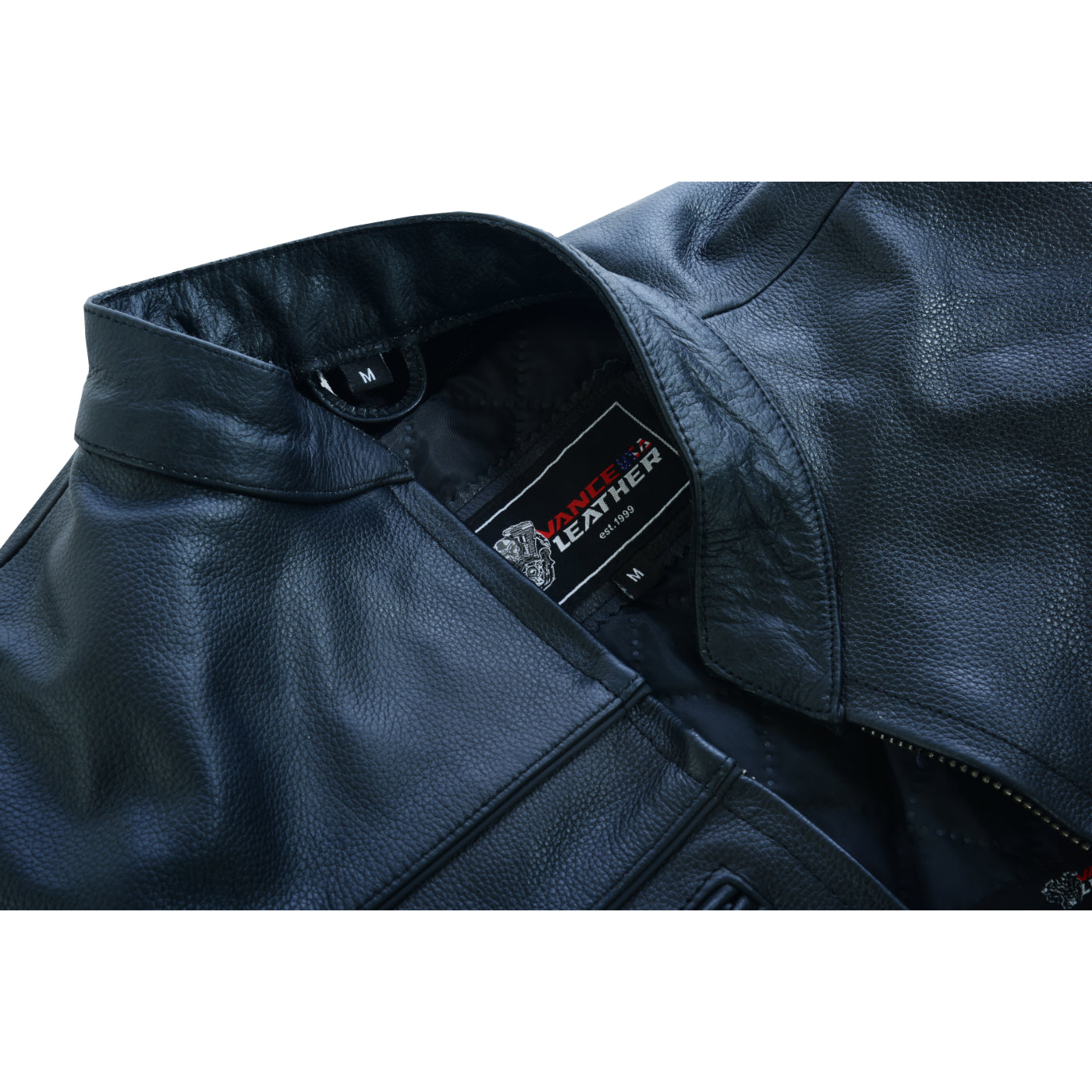 VL531 Vance Leather Men's Racer Jacket with Vents
