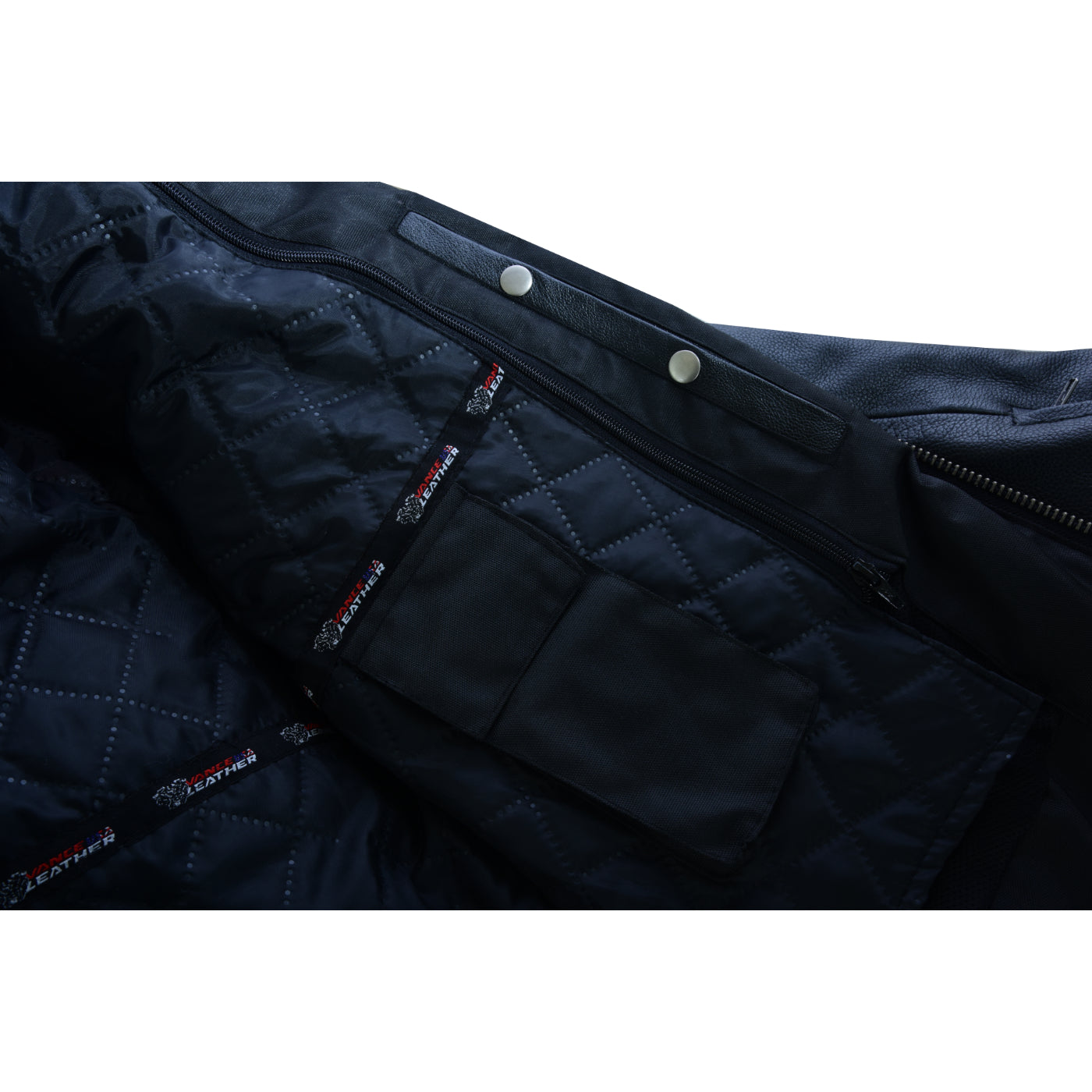 VL531 Vance Leather Men's Racer Jacket with Vents