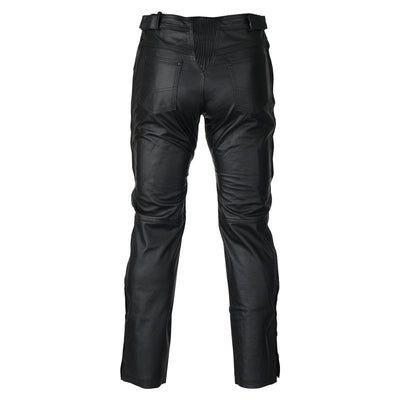 LP1000 Black Motorcycle Leather Overpants – Daytona Bikers Wear