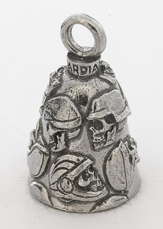 13 Skulls Guardian Motorcycle Spirit Bell Key Ring Accessory Gift