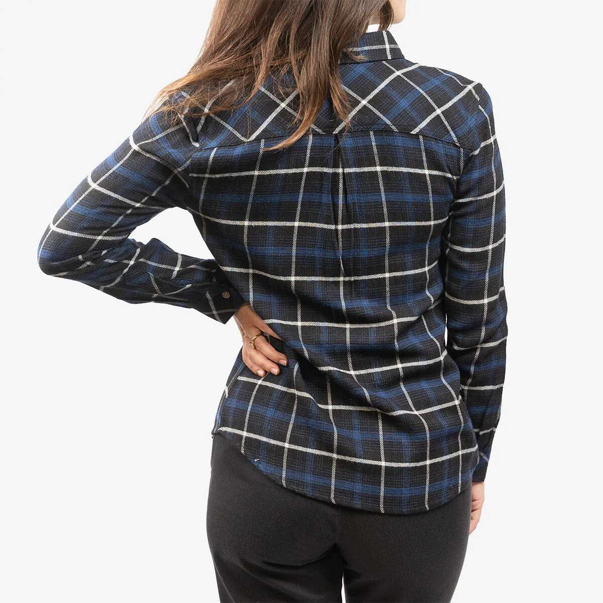 Fasthouse-Womens-Honey-Flannel-Shirt-back-pic
