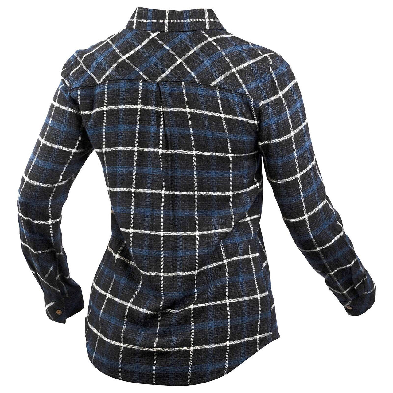 Fasthouse-Womens-Honey-Flannel-Shirt-back-view