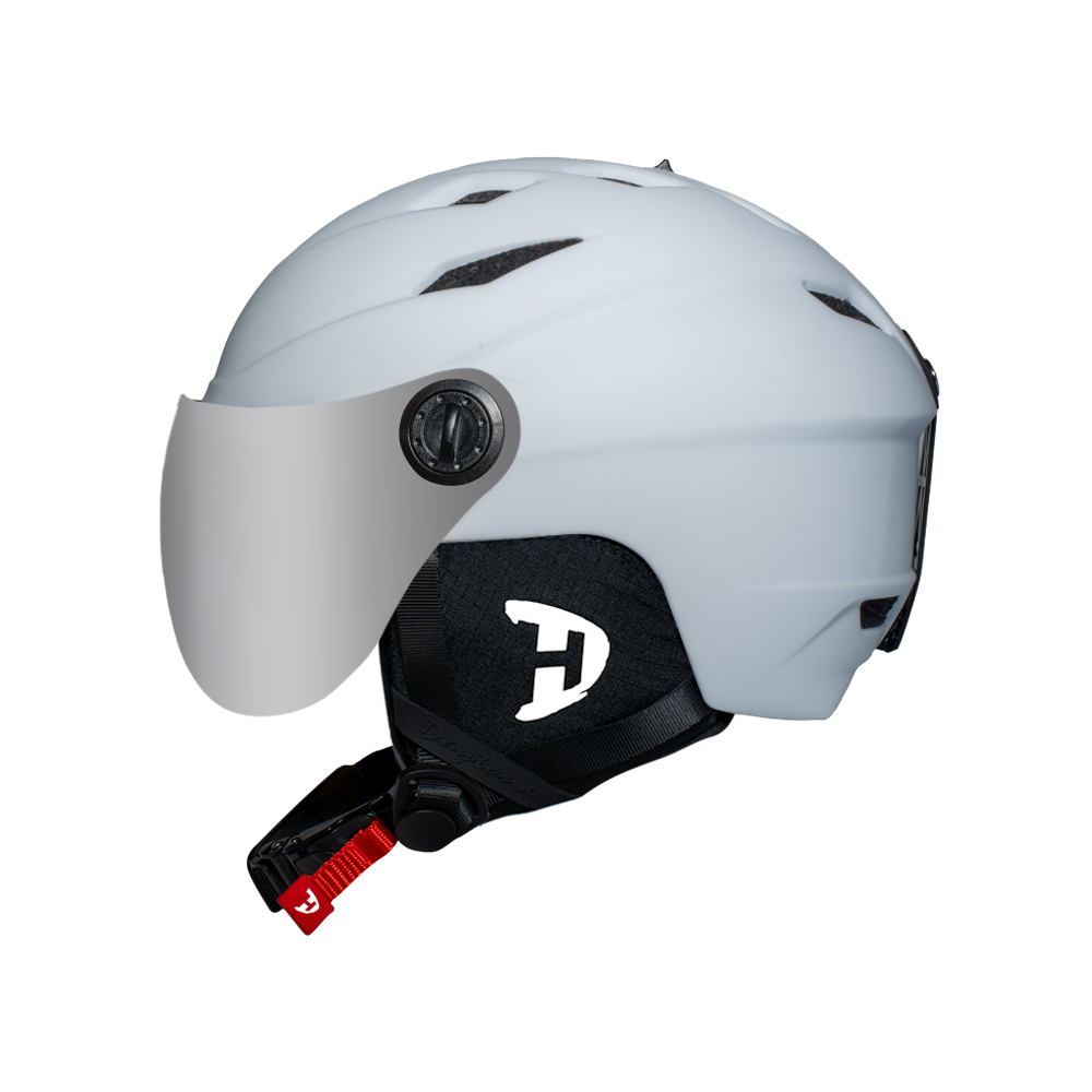 Daytona-Carver-Snow-Helmet-with-Shield-White-side-view