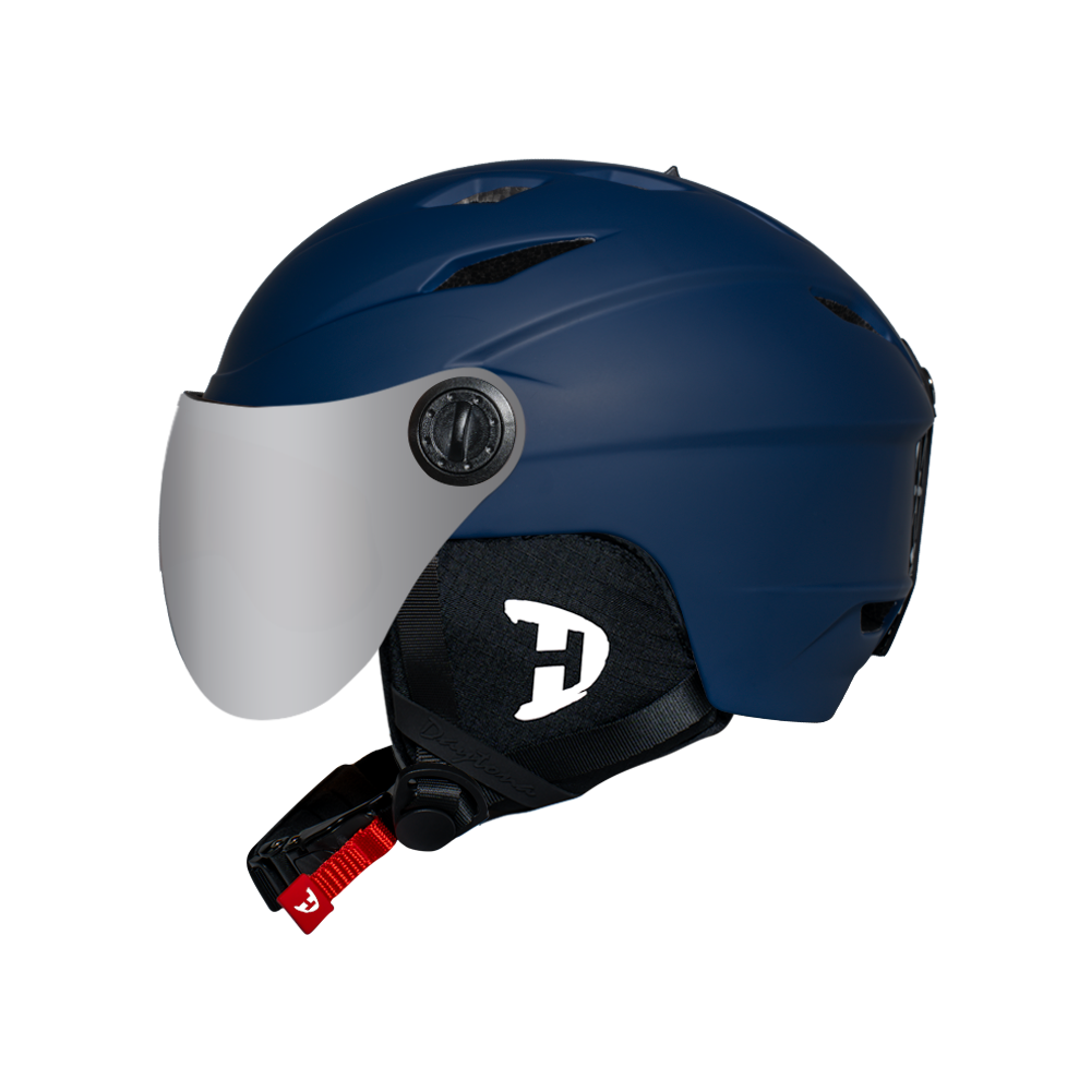 Daytona-Carver-Snow-Helmet-with-Shield-Blue-side-view