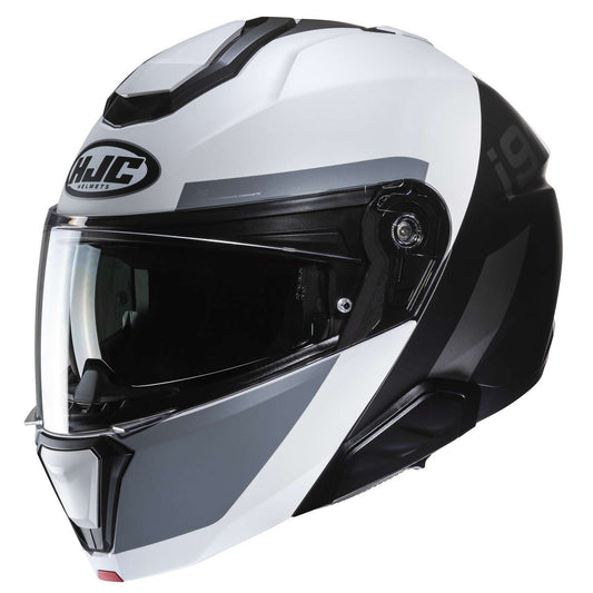 HJC-i91-Bina-Modular-Motorcycle-Helmet-White-Black-Main