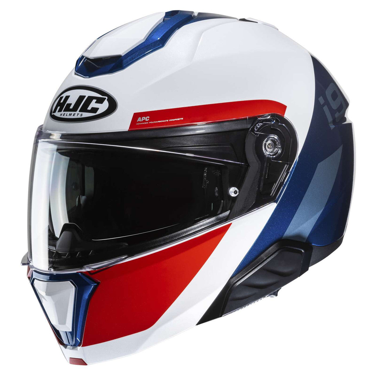 HJC-i91-Bina-Modular-Motorcycle-Helmet-White-Blue-Main