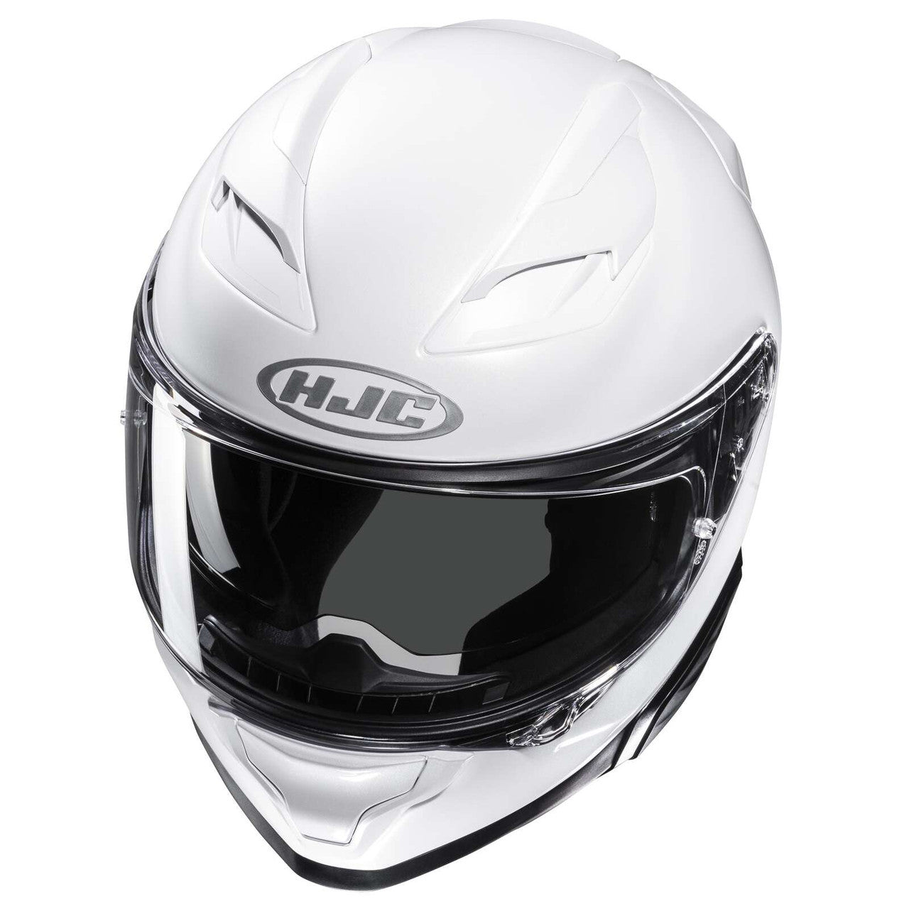 HJC-F71-Solid-Full-Face-Motorcycle-Helmet-White-top-view