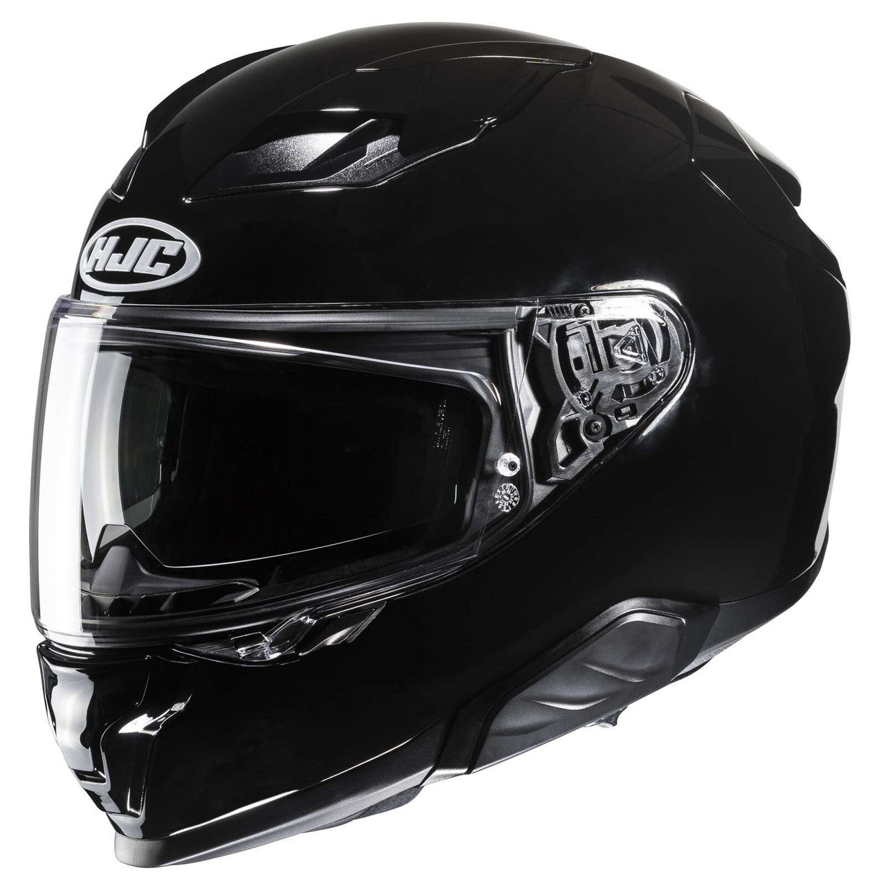 HJC-F71-Solid-Full-Face-Motorcycle-Helmet-Black-Main