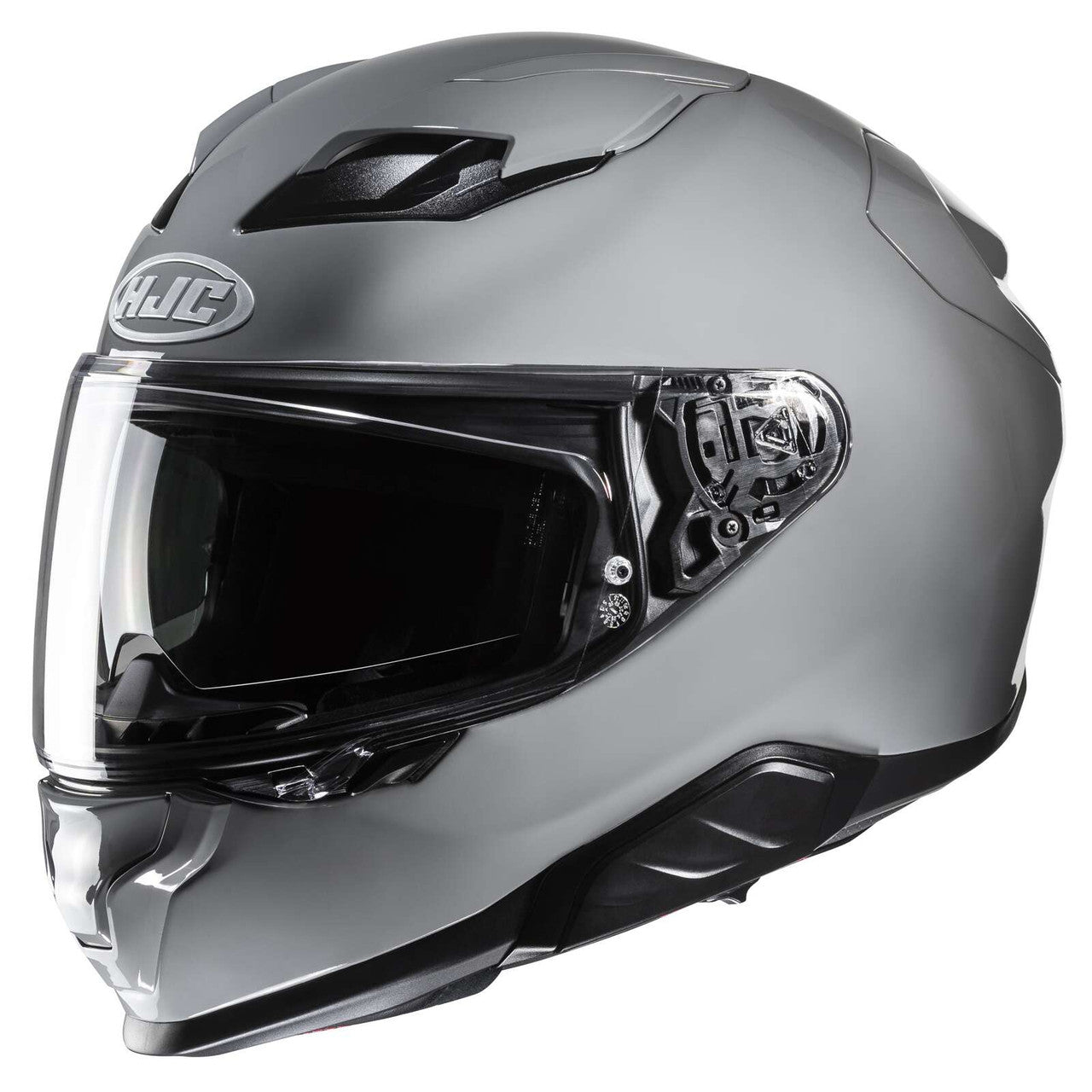 HJC-F71-Solid-Full-Face-Motorcycle-Helmet-Grey-Main