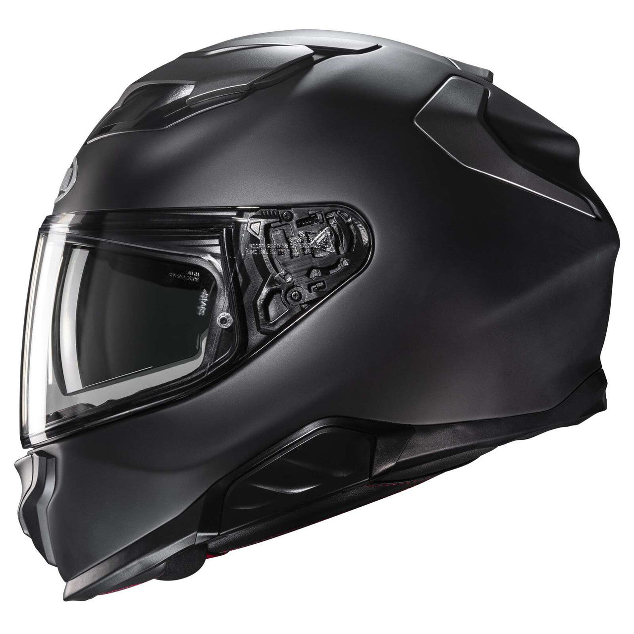 HJC-F71-Solid-Full-Face-Motorcycle-Helmet-BlackTitanium-Main