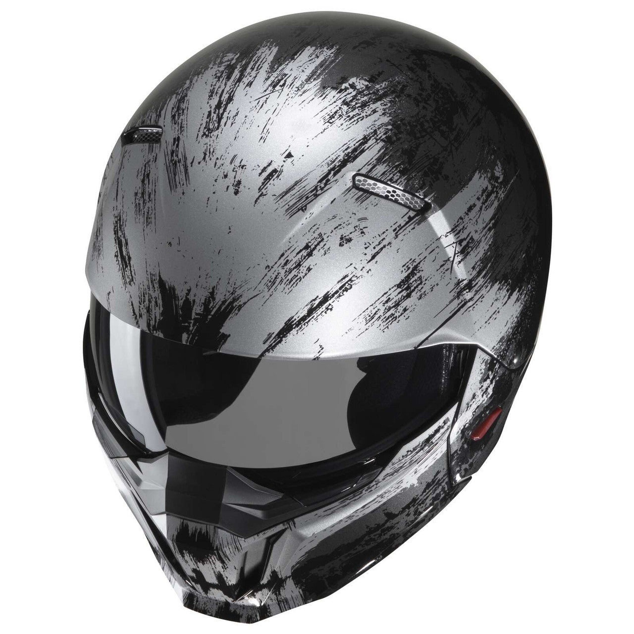 HJC-i20-Furia-Open-Face-Motorcycle-Helmet-Black-Grey-top-view