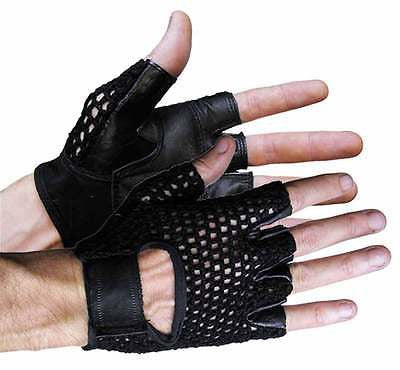 VL429 Vance Leather Mesh Back Fingerless Glove - Daytona Bikers Wear