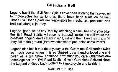Guardian Bell Live To Ride/ Ride To Live