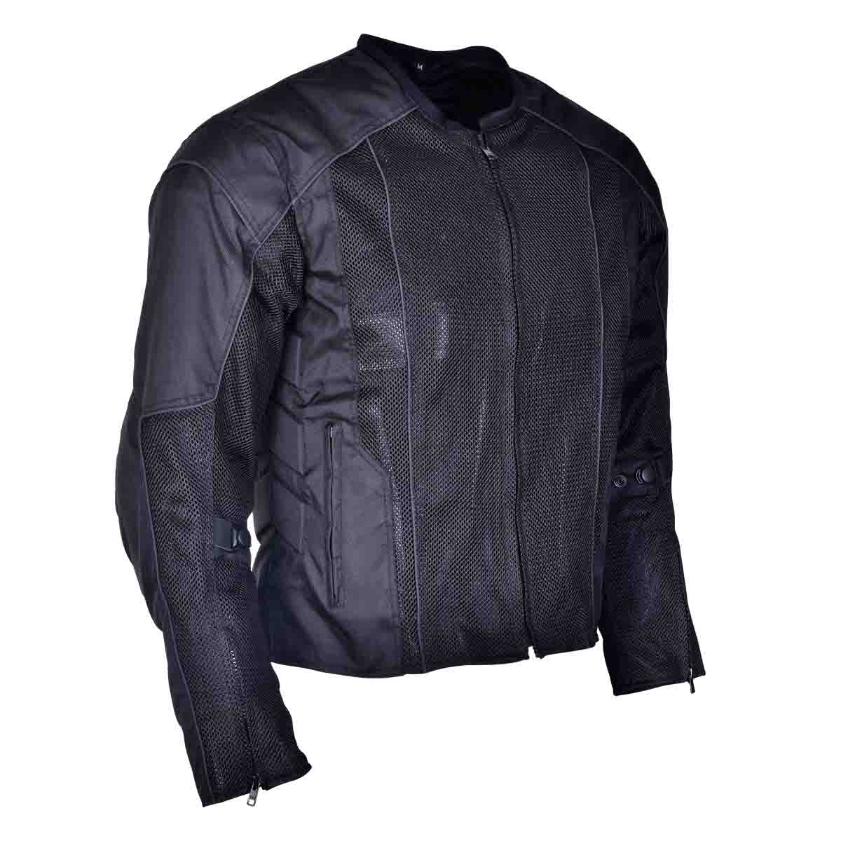 Advanced 3-Season Mesh/Textile CE Armor Motorcycle Jacket