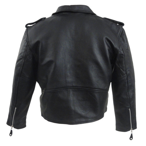 VK515 Kids Motorcycle Leather Jacket - Daytona Bikers Wear