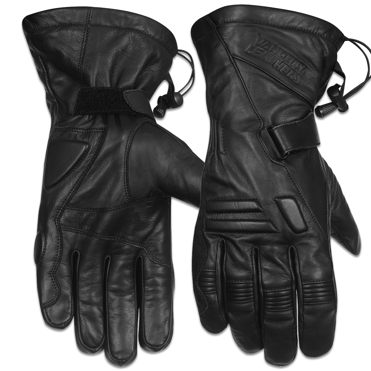 Vance VL410 Impulse Waterproof Leather Motorcycle Gloves - main