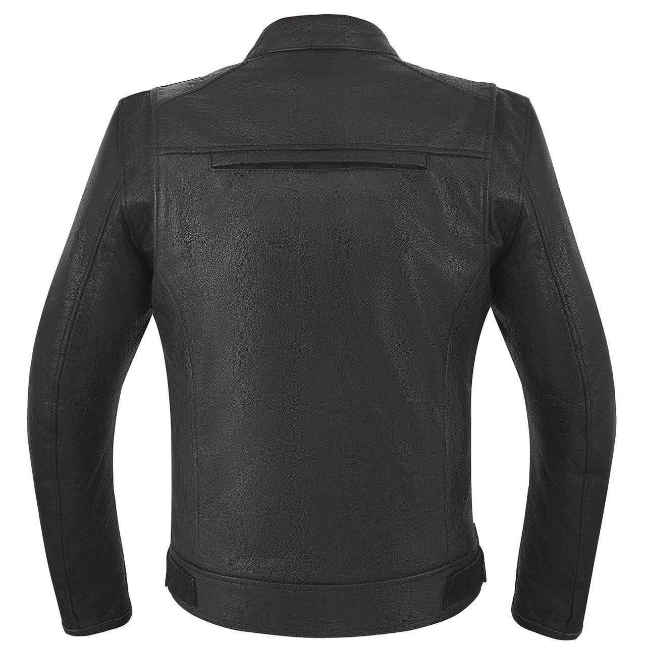High Mileage HMM538 Mens Dual Conceal Carry Vented Sport Style Cowhide Leather Biker Motorcycle Riding Jacket - Back View