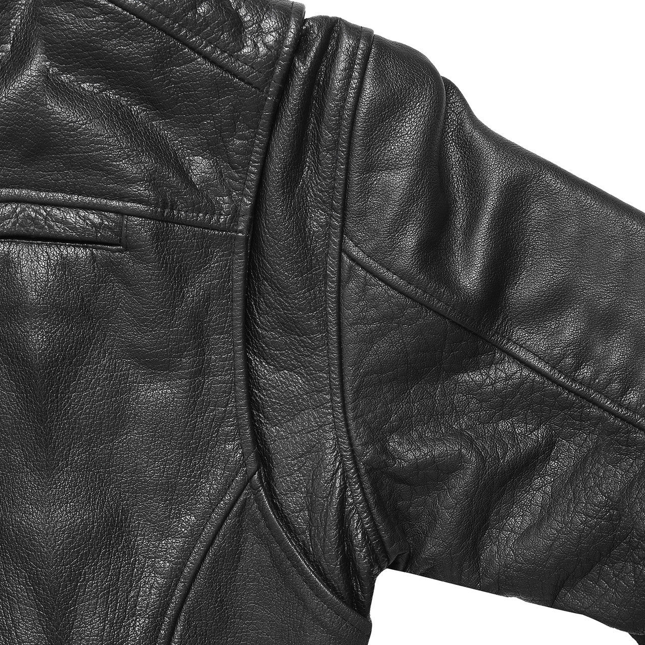 High Mileage HMM538 Mens Dual Conceal Carry Vented Sport Style Cowhide Leather Biker Motorcycle Riding Jacket - feature 1