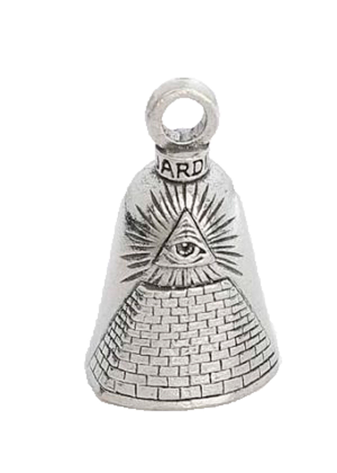 EYE OF PROVIDENCE GUARDIAN BELL compatible with HARLEY BIKER BELL RIDE TO LIVE