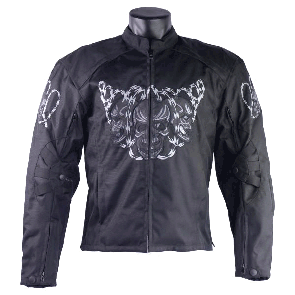 HMM1501 Armored Jacket with Reflective Skulls