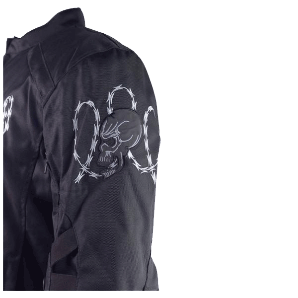 HMM1501 Armored Jacket with Reflective Skulls