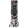 HT118s "Hawg Tyd" The Authentic Leather Hair TYS - 18" Pink Beaded