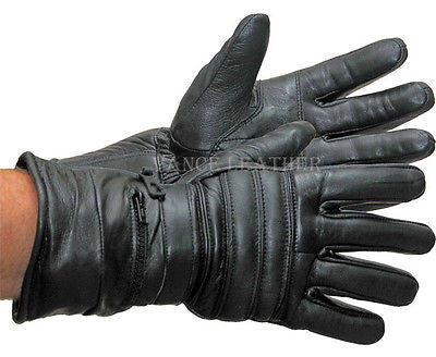VL419 Vance Leaather Padded and Insulated Winter Gauntlet Gloves - Daytona Bikers Wear