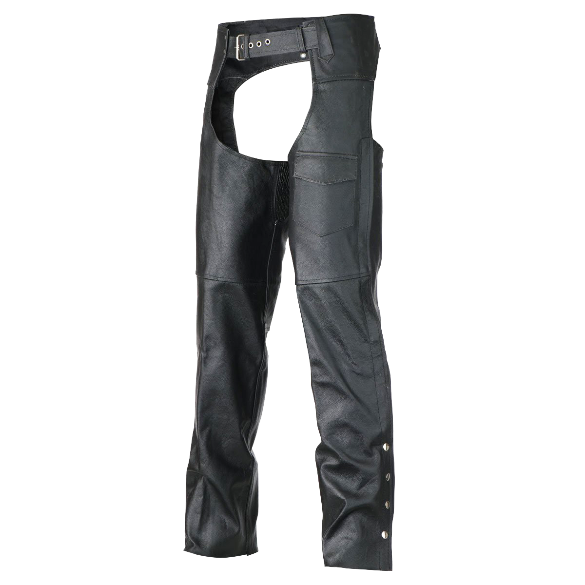 VL801S Classic Biker Leather Chaps