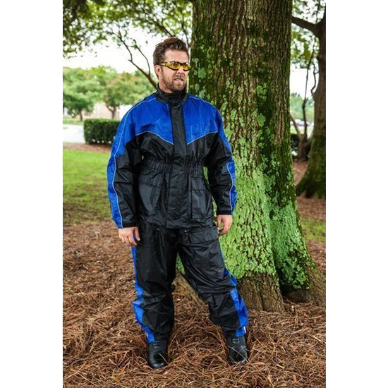 RS5001 Two Piece Motorcycle Rain Suit