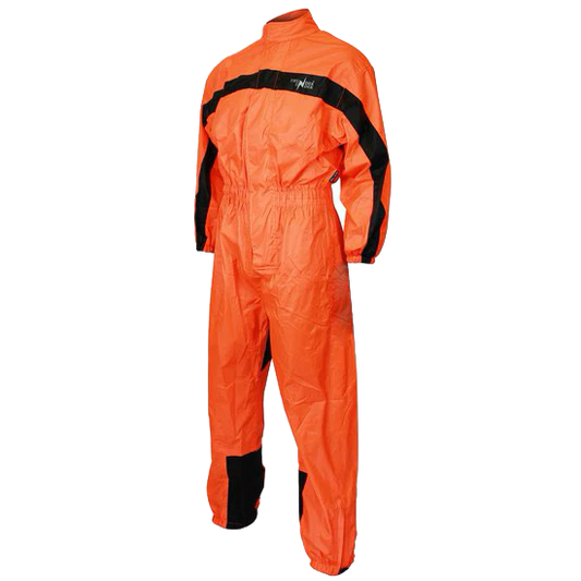 RS5004 One Piece High Visibility Orange Motorcycle Rain Gear