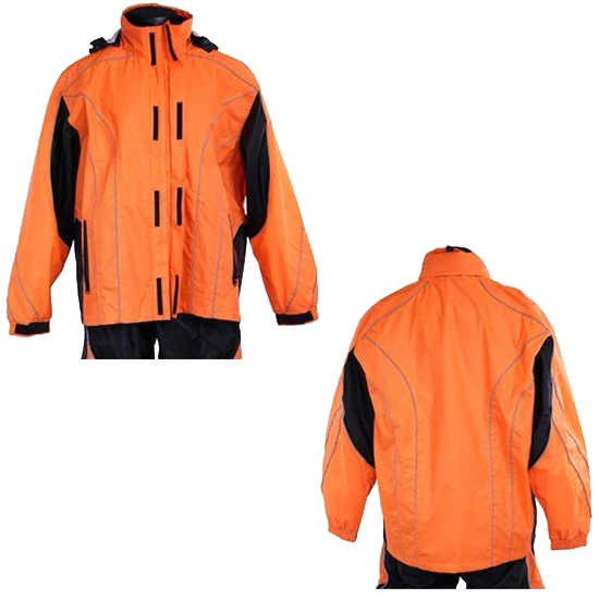 RS5020 Men's Two Piece High Visibility Motorcycle Rain Suit