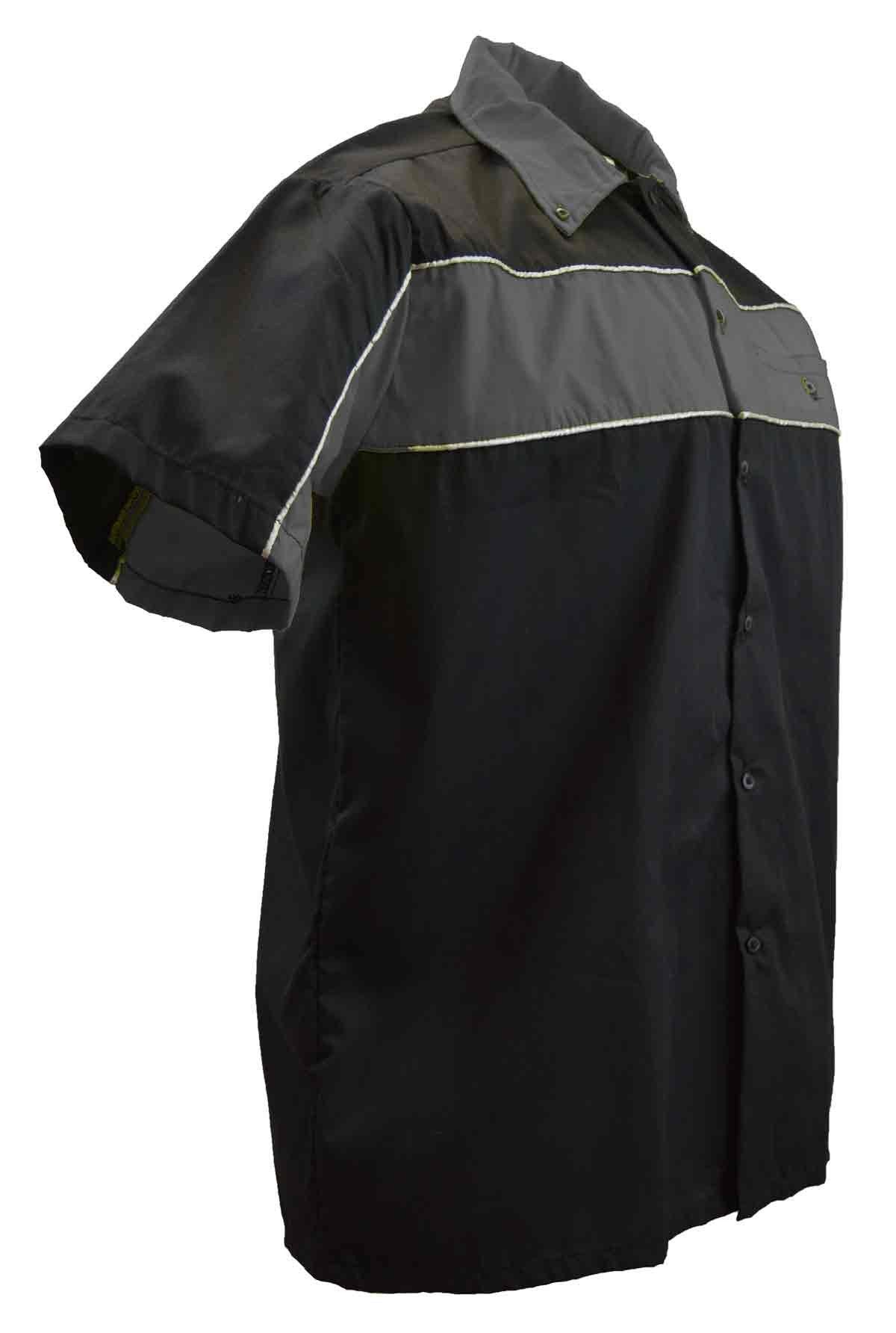 Men's Work Shirts in Various Color Stripes