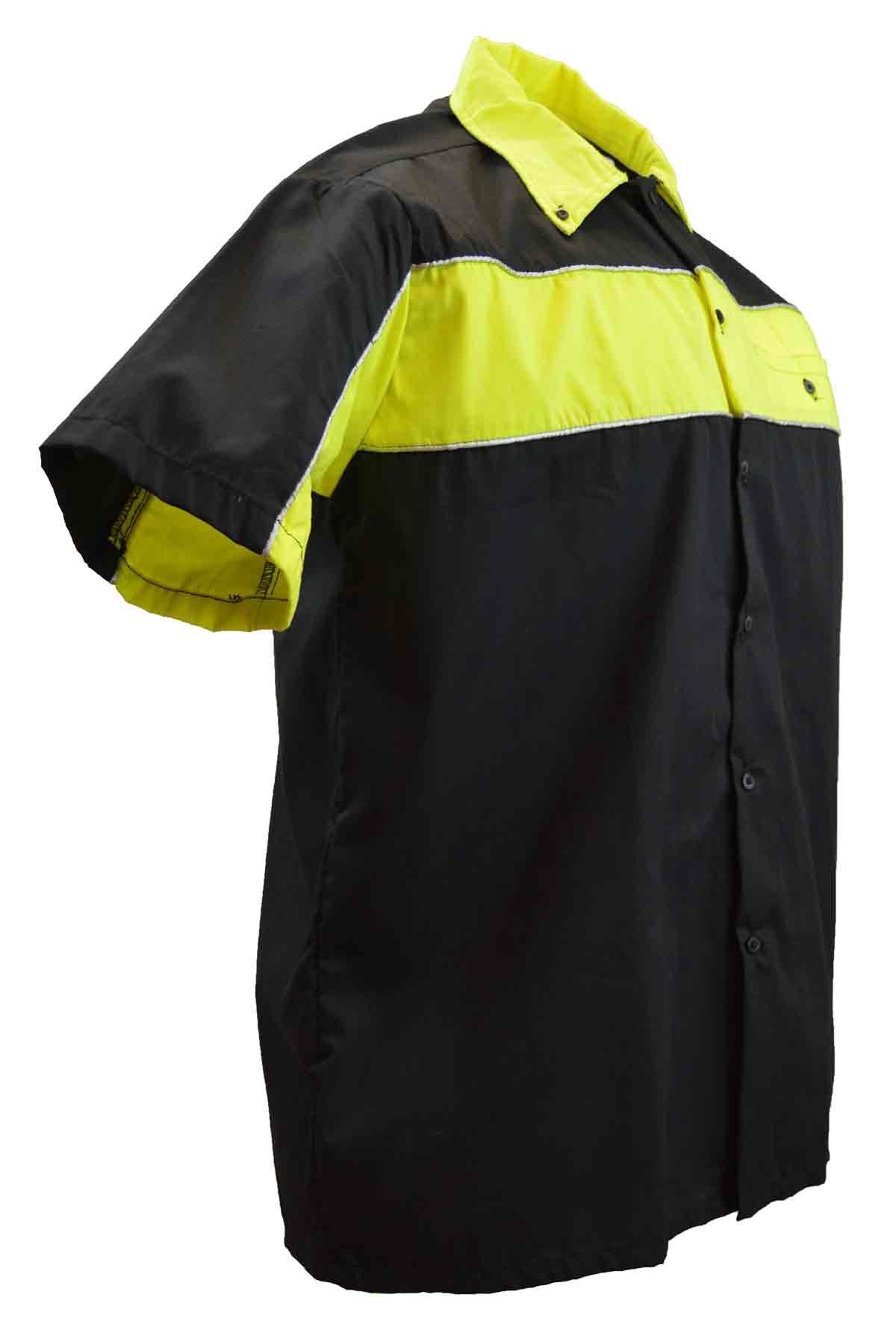 Men's Work Shirts in Various Color Stripes