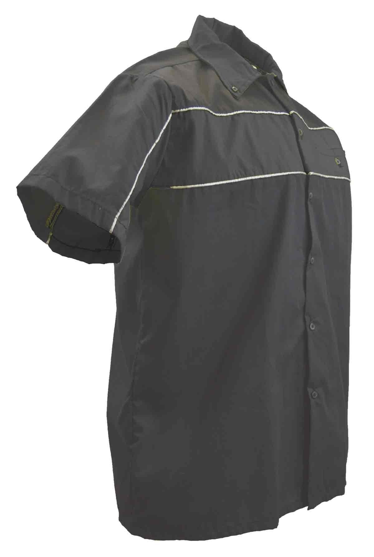 Men's Work Shirts in Various Color Stripes