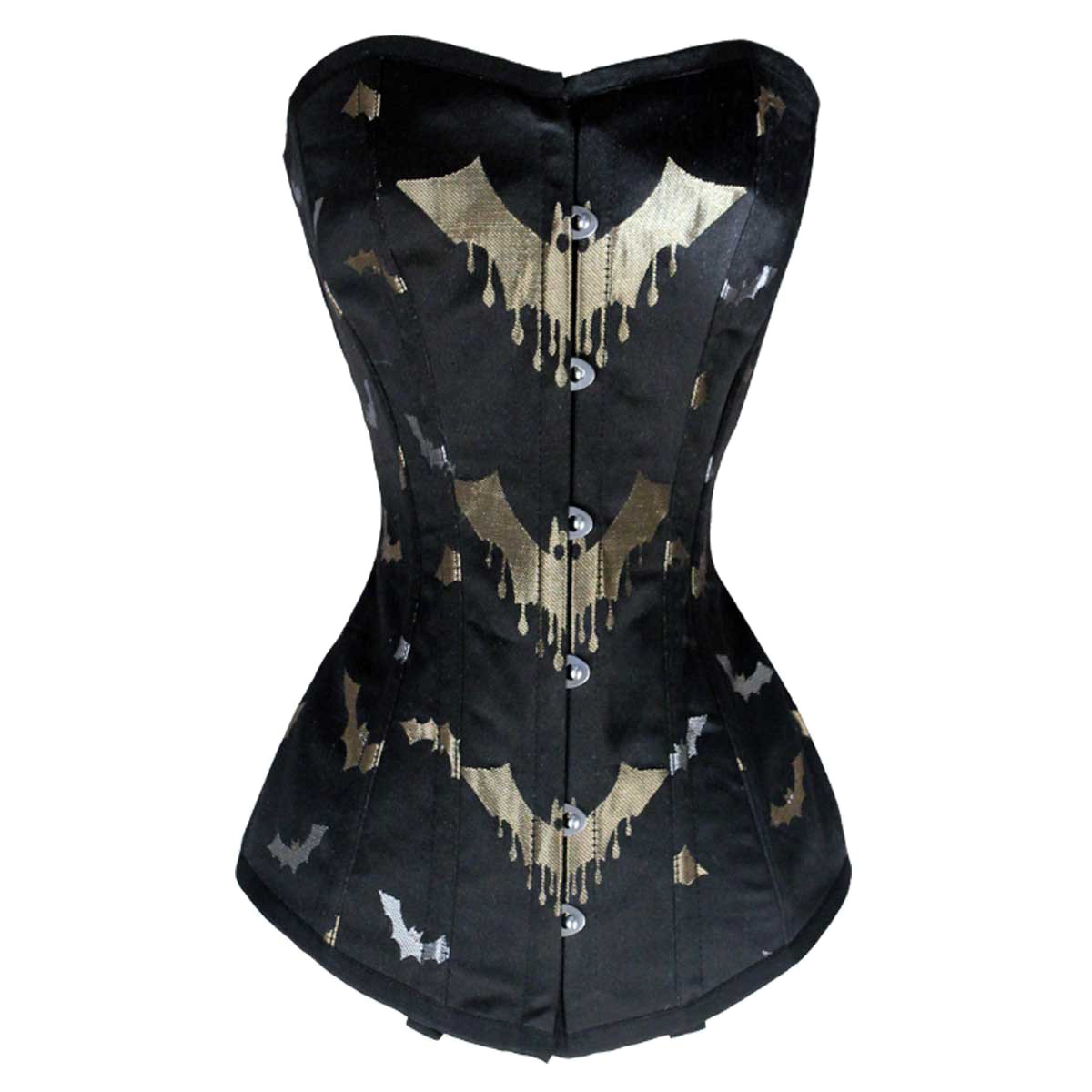 VC1402 Ladies brocade Corset with Bats