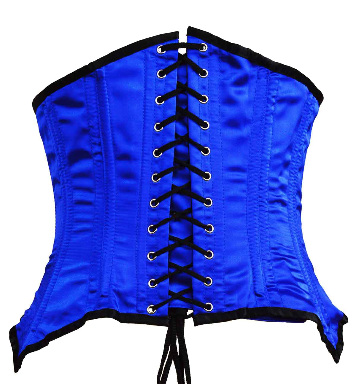 VC1451BL Ladies Blue Satin Corset