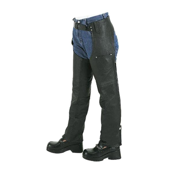VK801 Kids Leather Motorcycle Chaps