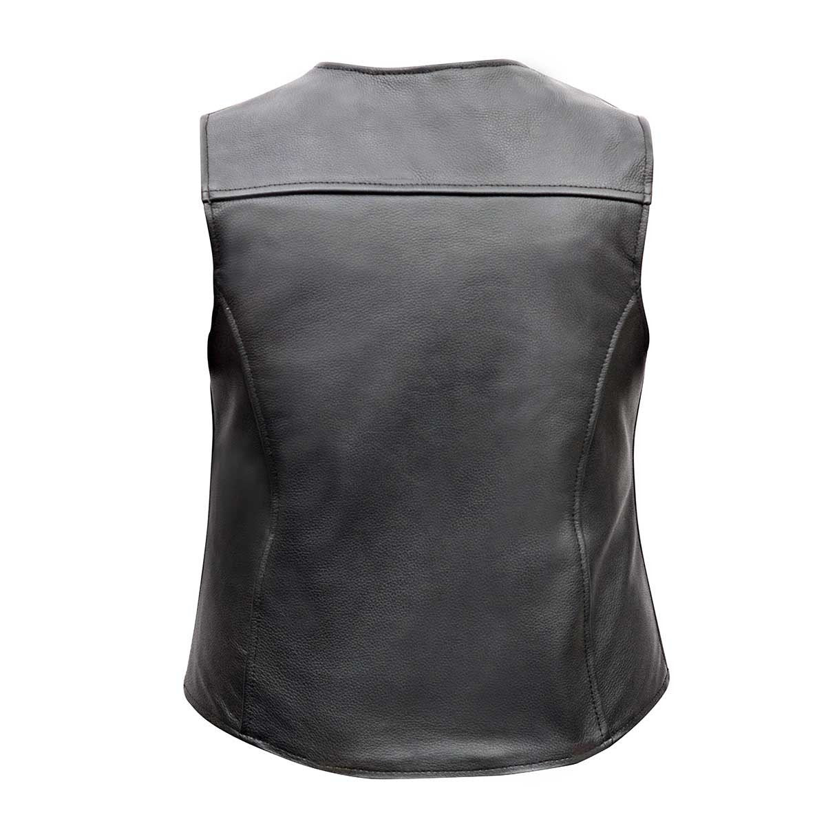 Vance Leather VL1047 Ladies Five Snap Premium Leather Vest from Vance Leather
