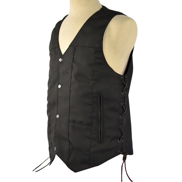 VL1915 Vance Leather Ten Pocket Textile Motorcycle Vest - Daytona Bikers Wear
