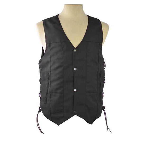 VL1915 Vance Leather Ten Pocket Textile Motorcycle Vest - Daytona Bikers Wear