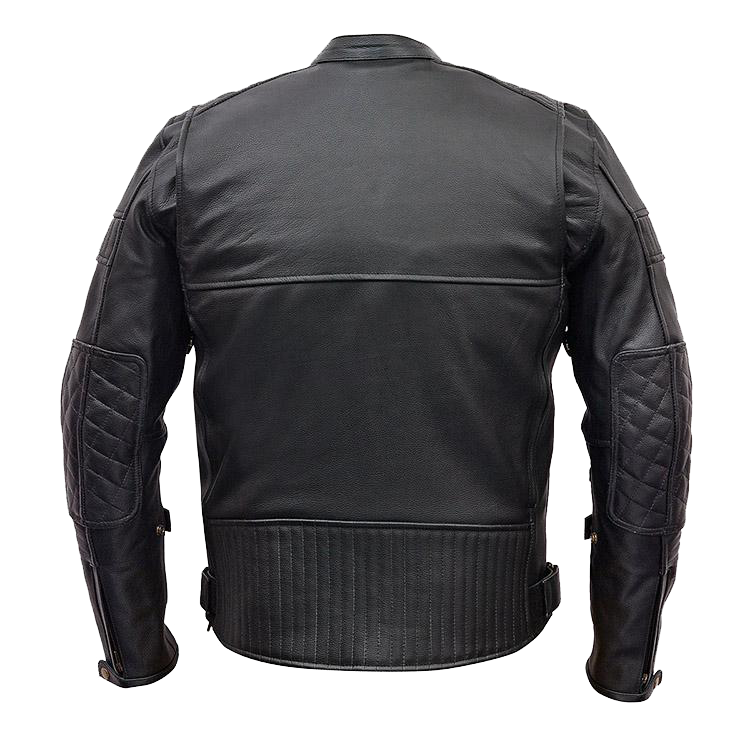 VL513 Vance Leather Men's Padded/Vented Scooter Jacket