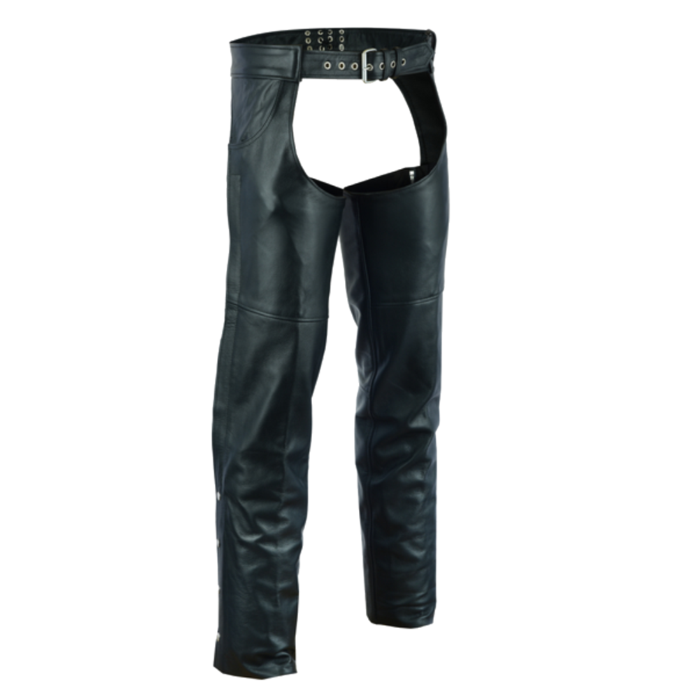 VL813 Vance Leather Levi Style Pocket Premium Leather Chaps